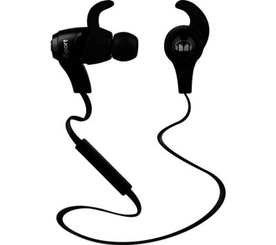 MONSTER  iSport Wireless Bluetooth Headphones - Black